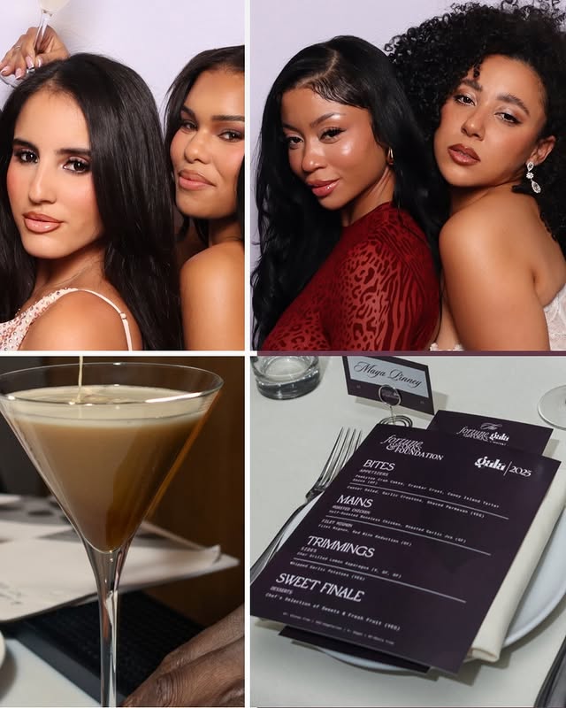 May be an image of one or more people, makeup, drink, magazine and text