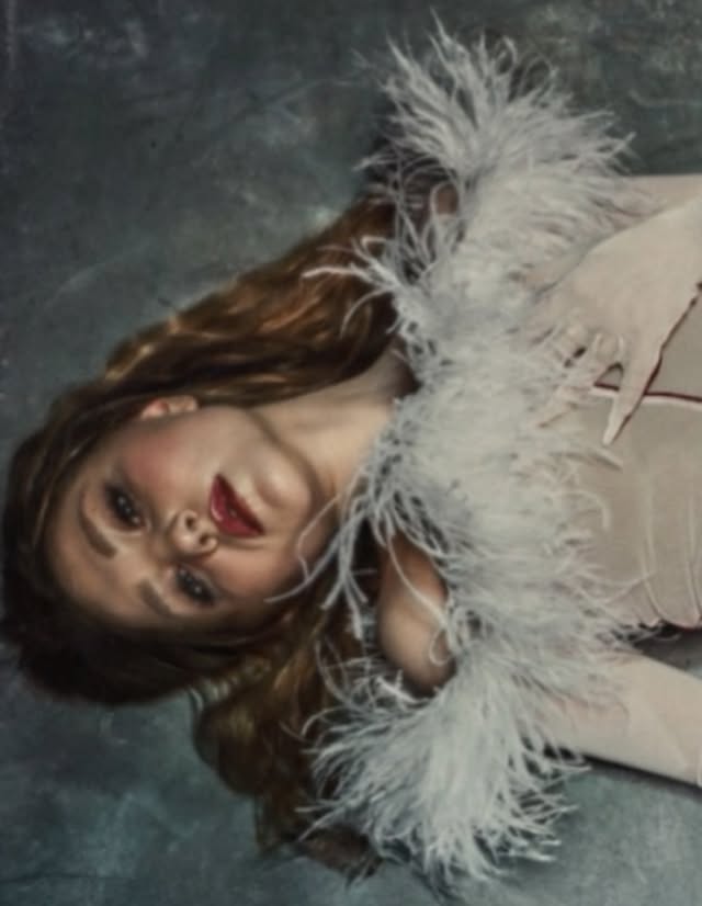 May be an image of one or more people, makeup, hair and text