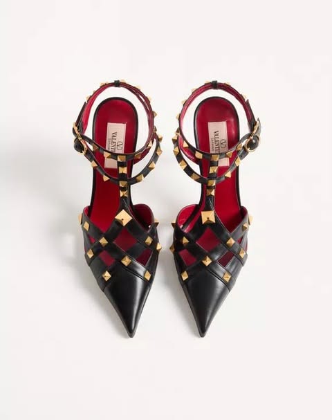 May be an image of espadrilles, high-heeled shoes, sandals, slingback shoes, toecap shoes and text