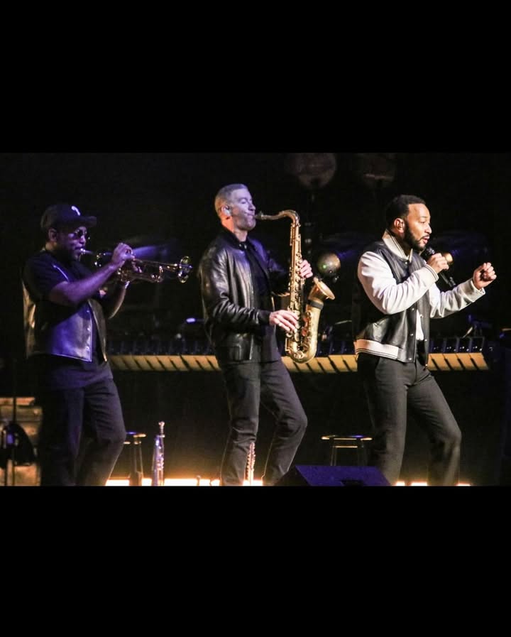 May be an image of trumpet, saxophone, clarinet, concert and text