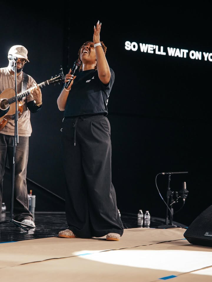 May be an image of microphone, tambourine and text