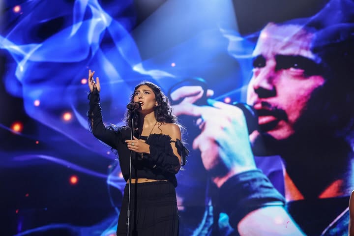 May be an image of microphone, concert and text