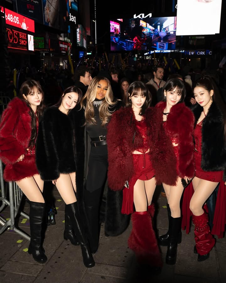 May be an image of one or more people, makeup and text