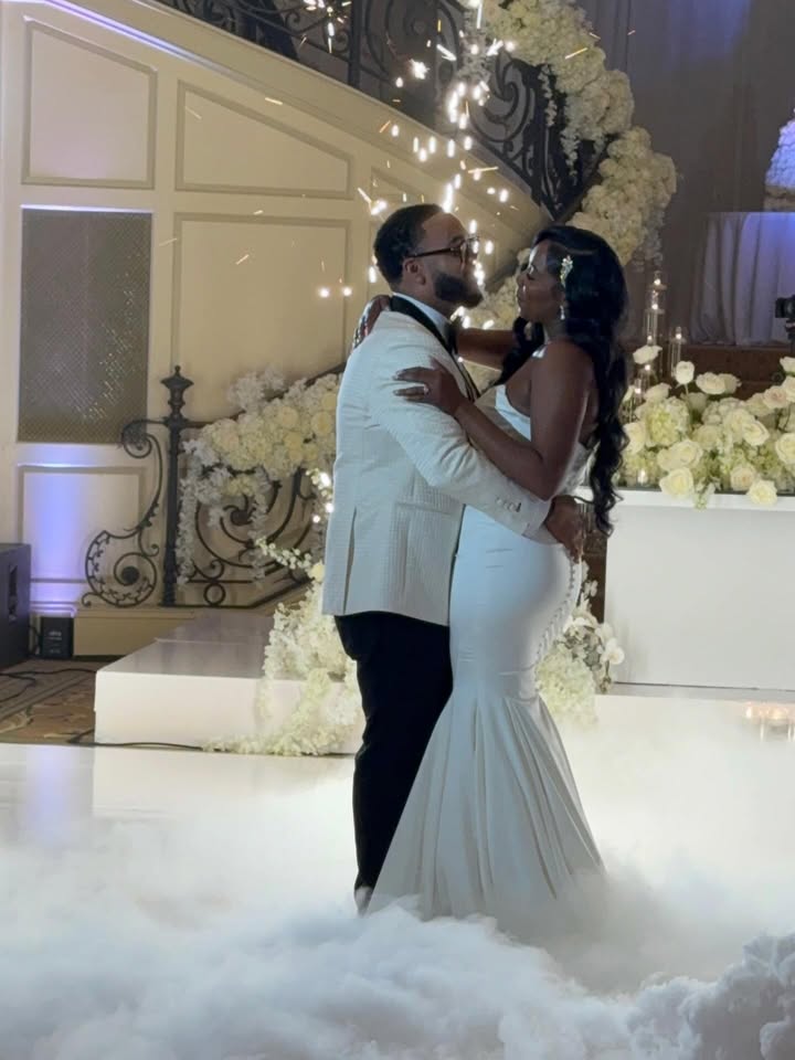 May be an image of lighting, wedding, dais, fireworks and text