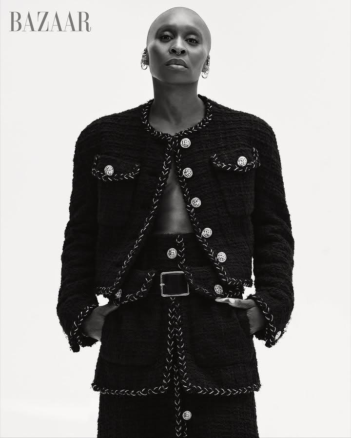 May be an image of one or more people, makeup, outerwear and magazine