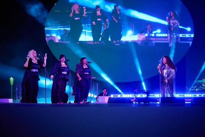 May be an image of concert and text