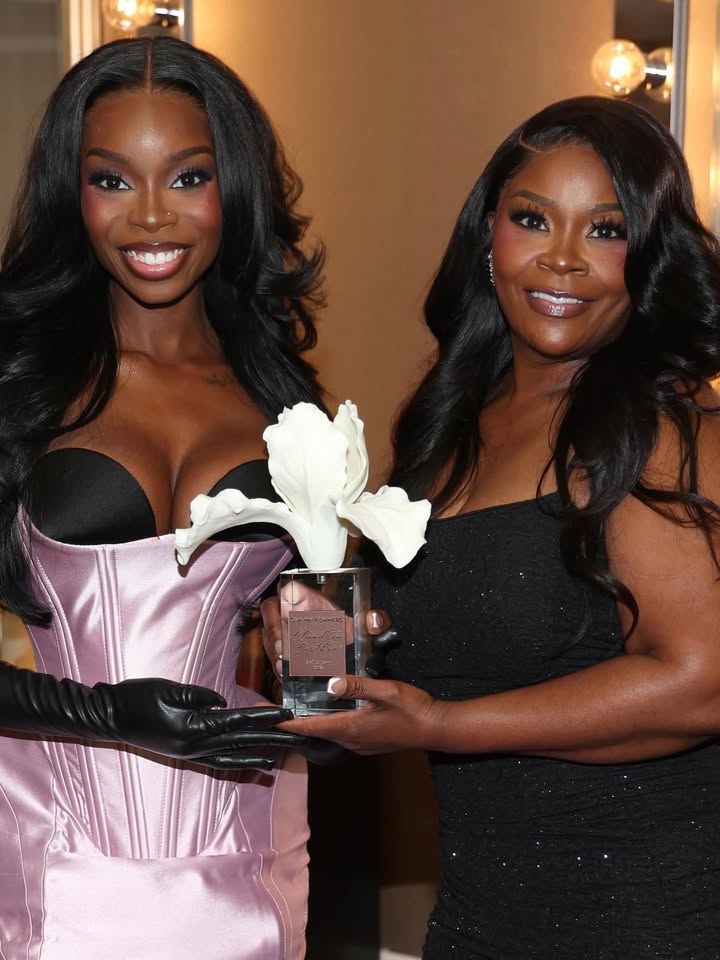 May be an image of fragrance, perfume, flask and text