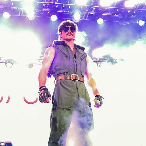 May be an image of glasses, concert and text