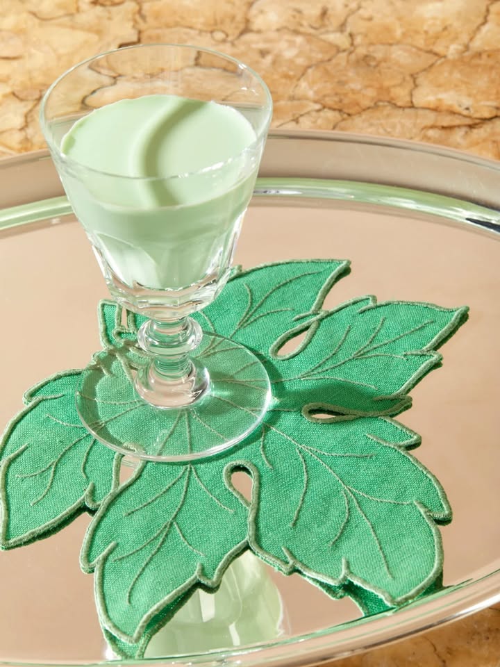 May be an image of napkin, placemat, tablecloth and text