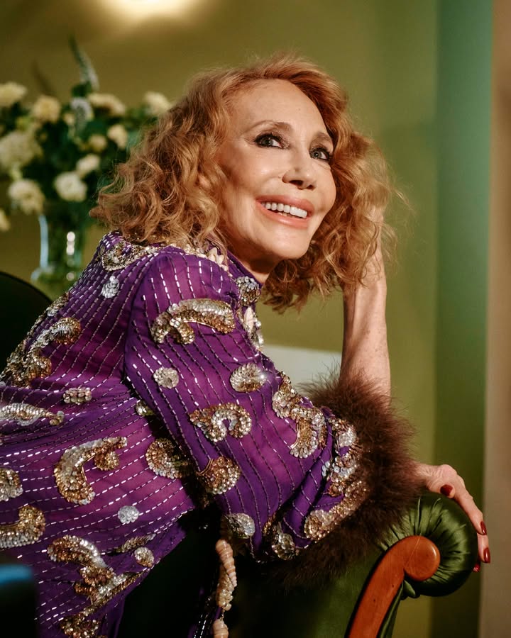 May be an image of one or more people, makeup, costume and text