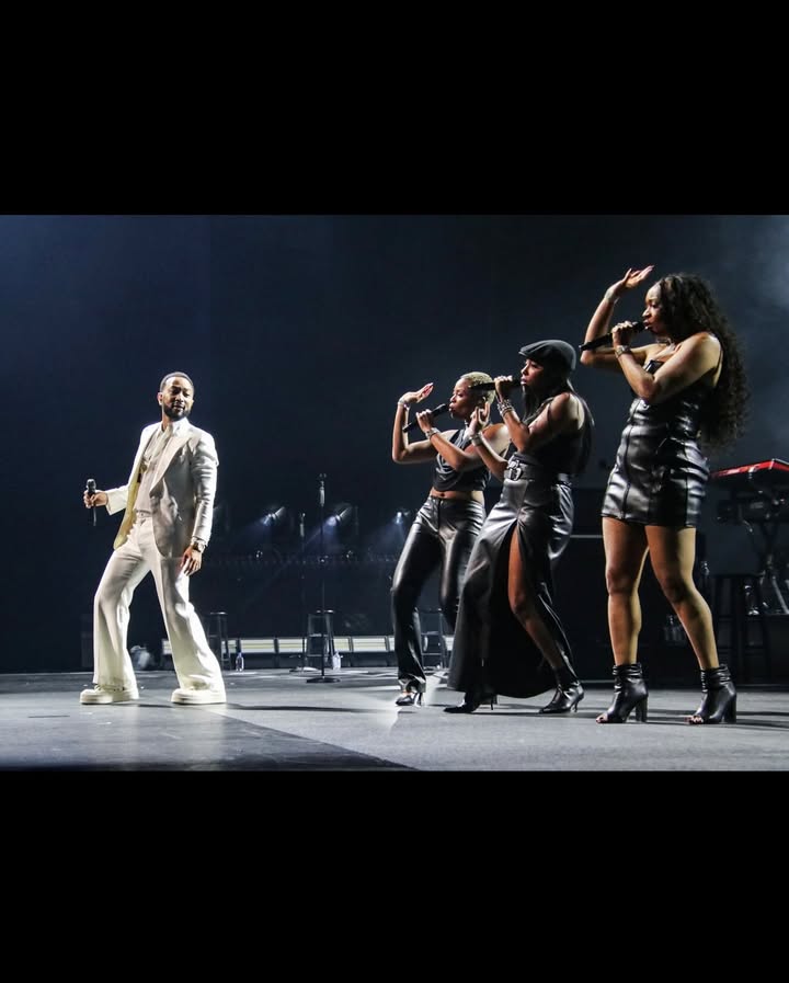 May be an image of dancing, concert and text